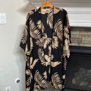 Womens swim Coverup Kimono size 1XL